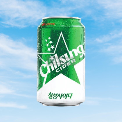 Chilsung Cider - Lemonade (칠성)