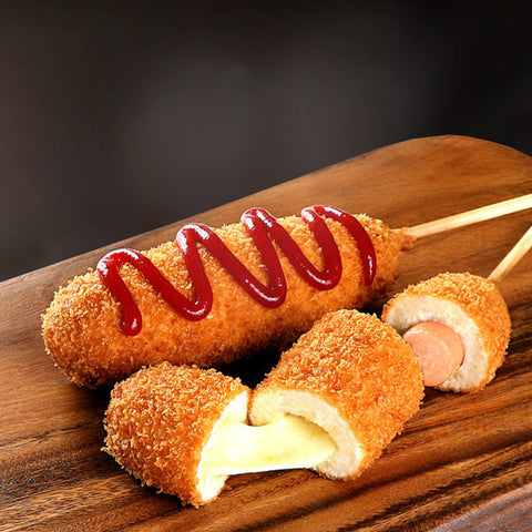 Cheesy Korean Hot-Dog