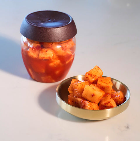Cubed Radish Kimchi
